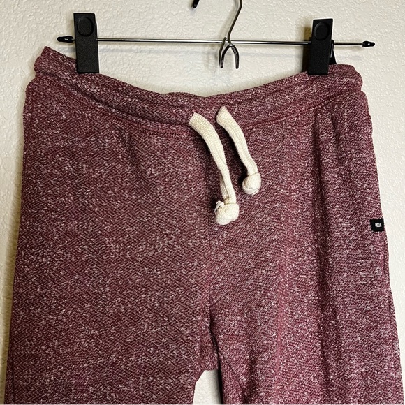 MeUndies French Terry Heather Burgundy Joggers or Sweatpants Size Small - Picture 3 of 15